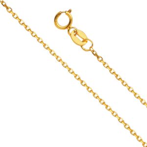 14k yellow gold van cleef style chain