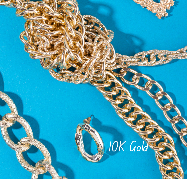 10k yellow gold chain ferrara jewelers