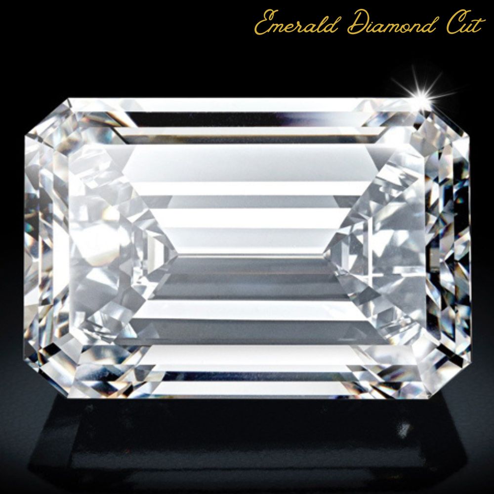 emerald brilliant cut diamond ring at Ferrara Jewelers Burien.