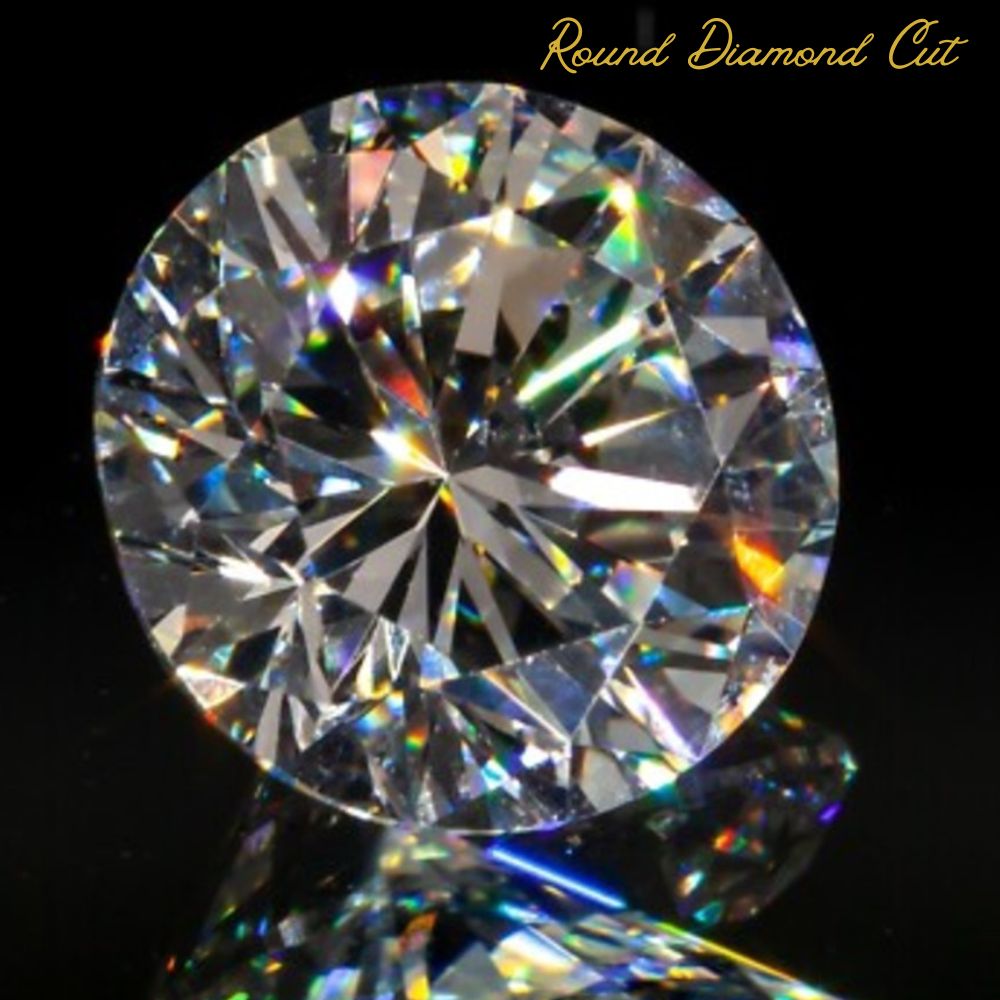 Round brilliant cut diamond ring at Ferrara Jewelers Burien.