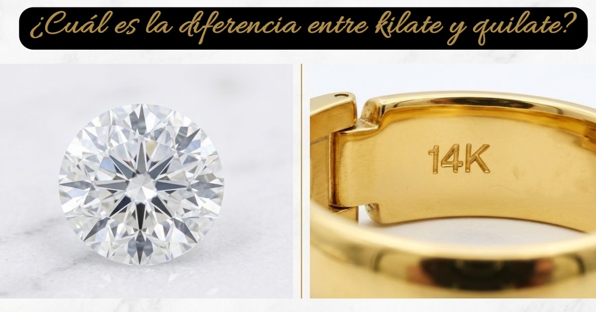 Cuál es la diferencia entre quilate y Kilate joyeria