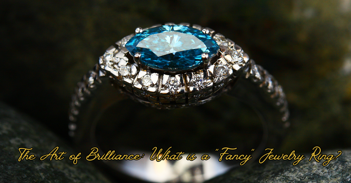 what is a fancy gold jewelry ring.