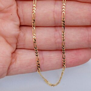 Kid's 14k Yellow Gold Figaro Chain - 16"
